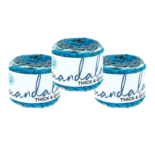3 Pack Lion Brand® Mandala® Thick & Quick Yarn